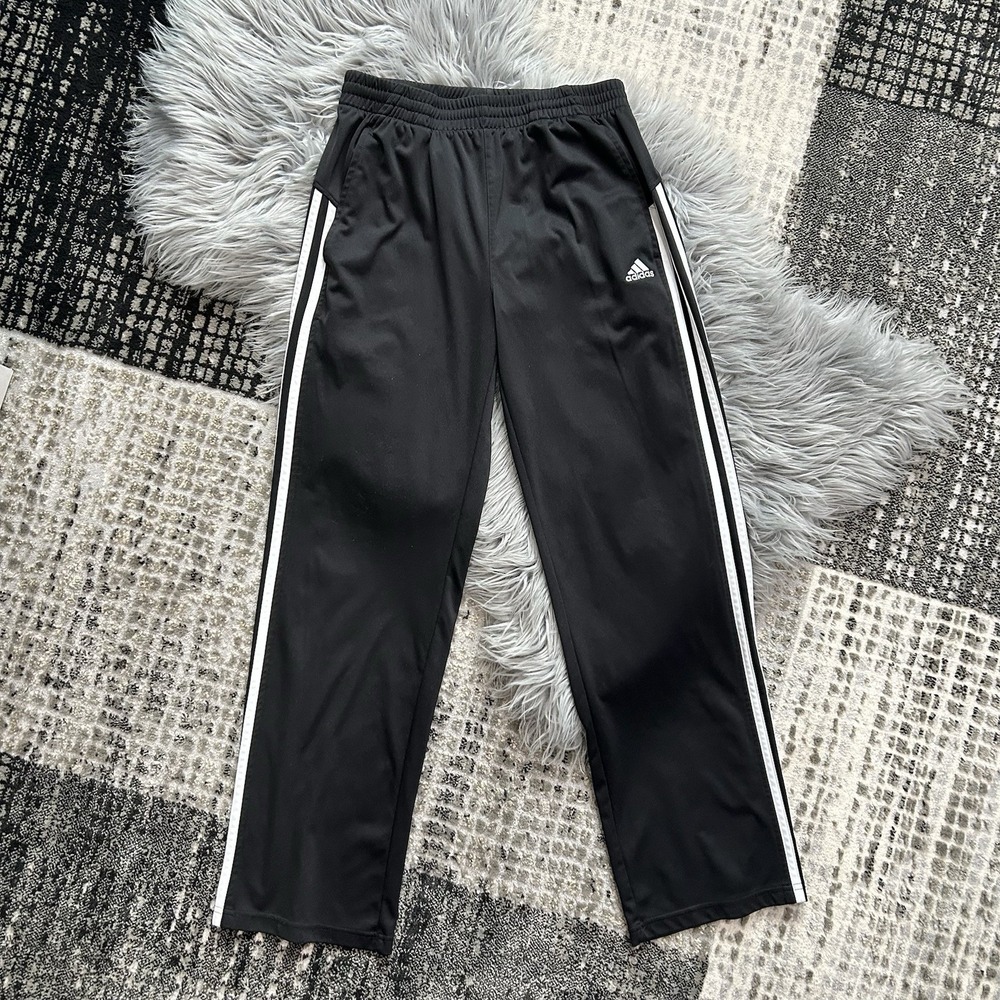 ADIDAS Girls Youth Warm Up Tricot Pants Gym Sweatpants Size large 14/16